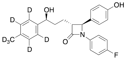 4”DeFluoro-4”methyl-ezetimibe-d7
