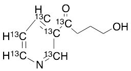 4-Hydroxy-1-(3-pyridyl)-1-butanone-13C6