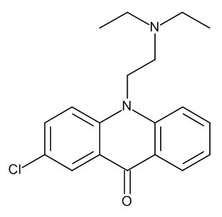 2-Chloro-10-(2-diethylaminoethyl)-9,10-dihydroacridin-9-one (MM0070.03)