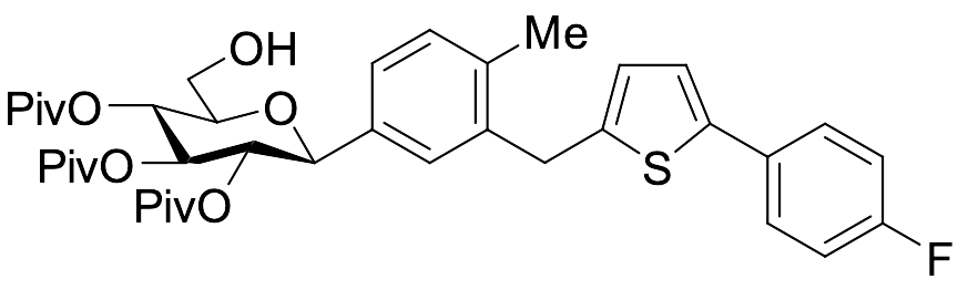 3,4,5-Tris(pivaloxy) 6-Hydroxymethyl Canagliflozin