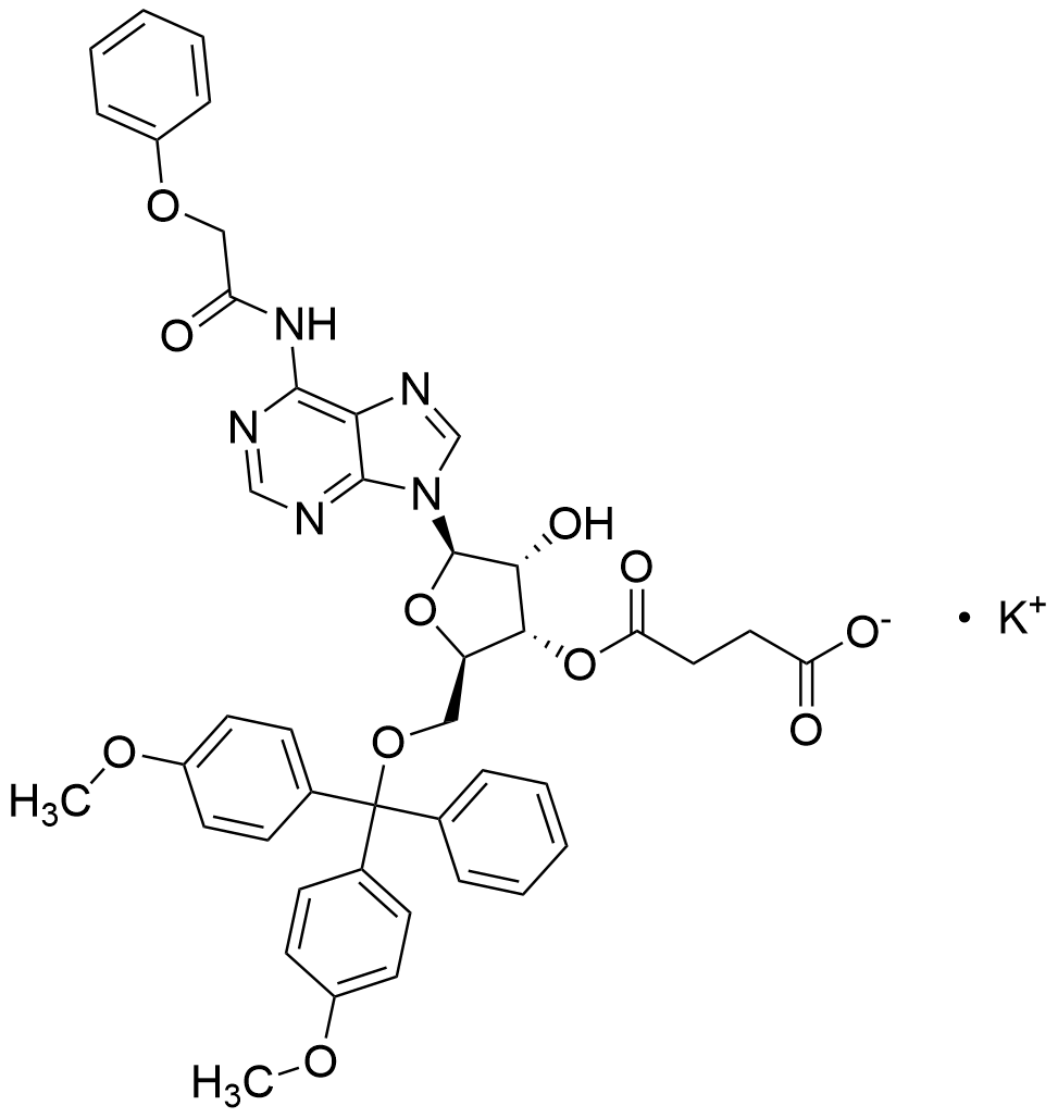 2'-Hydroxy 5'-O-DMT 3'-O-Succinate N-(2-phenoxyacetyl)-Adenosine Potassium