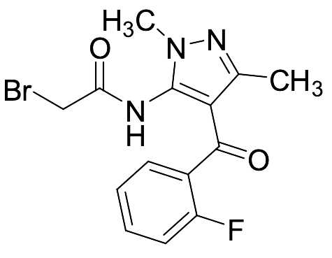 2-Bromo-N-[4-(2-fluorobenzoyl)-1,3-dimethyl-1H-pyrazol-5-yl]-acetamide