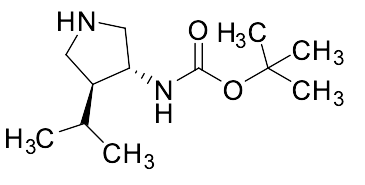 Tert-butyl ((3R,4S)-4-isopropylpyrrolidin-3-yl)carbamate