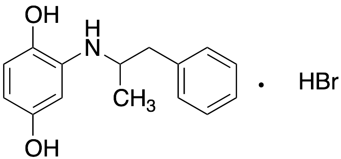 2-((1-Phenylpropan-2-yl)amino)benzene-1,4-diol Hydrobromide Salt