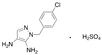 1-[(4-Chlorophenyl)methyl]-1H-pyrazole-4,5-diamine Sulfate