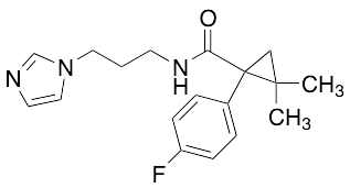 1-(4-Fluorophenyl)-N-[3-(1H-imidazol-1-yl)propyl]-2,2-dimethyl-cyclopropanecarboxamide