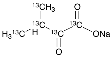 alpha-Ketoisovaleric Acid, Sodium Salt (13C5)