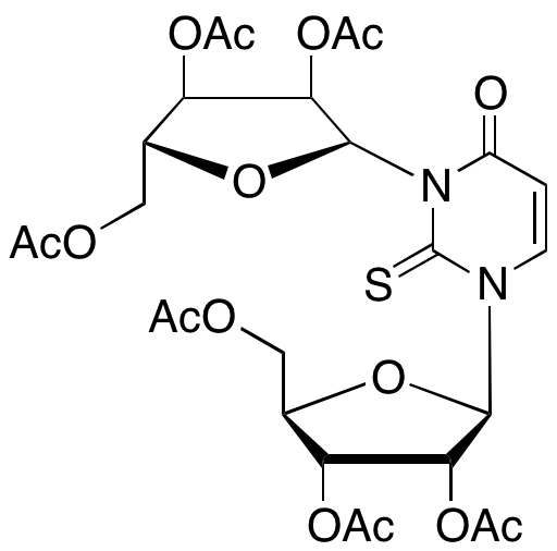 2,3-Dihydro-2-thioxo-1,3-bis-(2,3,5-tri-O-acetyl-Beta-D-ribofuranosyl)-4(1H)-pyrimidinone