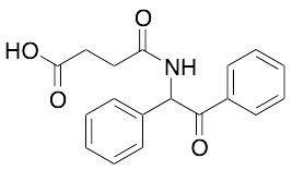 4-Oxo-4-[(2-oxo-1,2-diphenylethyl)amino]-butanoic Acid