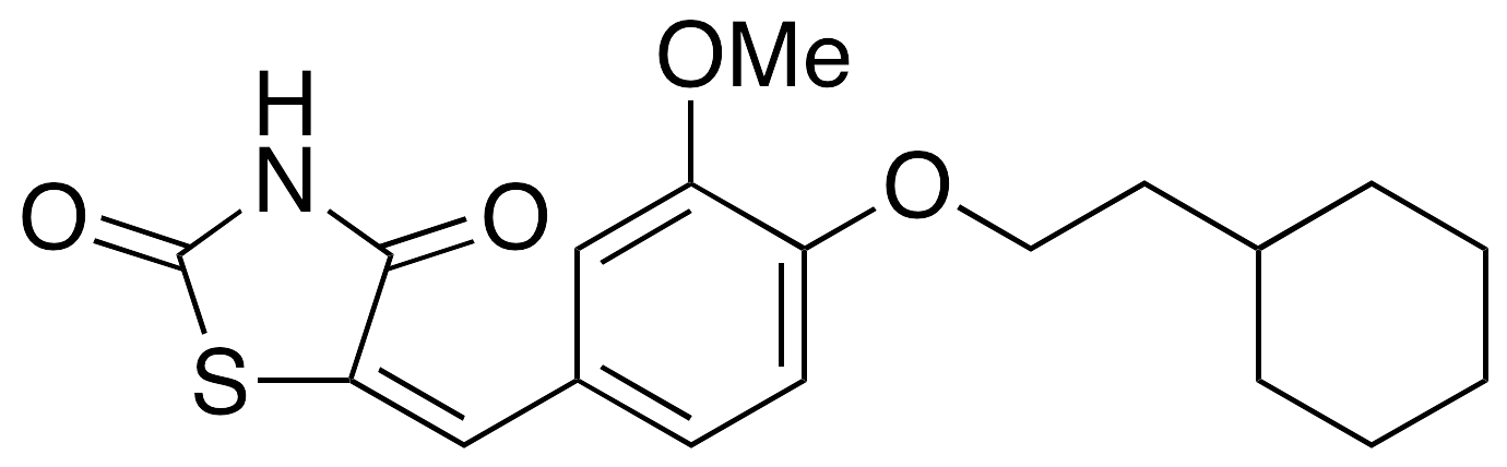 5-[[4-(2-Cyclohexylethoxy)-3-methoxyphenyl]methylene]-2,4-thiazolidinedione