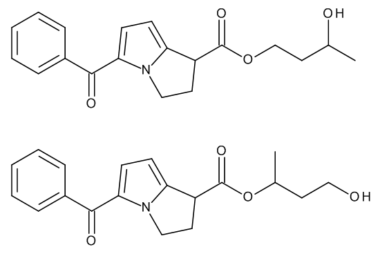 Ketorolac 1,3-Butylene Glycol Esters (Mixture of Regio- and Stereoisomers)