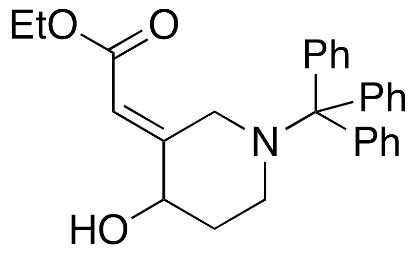 rac- (2E)-3-[(Ethoxycarbonyl)methylene]-1-trityl-4-piperidinol