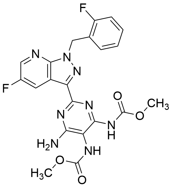 Dimethyl (6-amino-2-(5-fluoro-1-(2-fluorobenzyl)-1H-pyrazolo[3,4-b]pyridin-3-yl)pyrimidine-4,5-diyl)dicarbamate