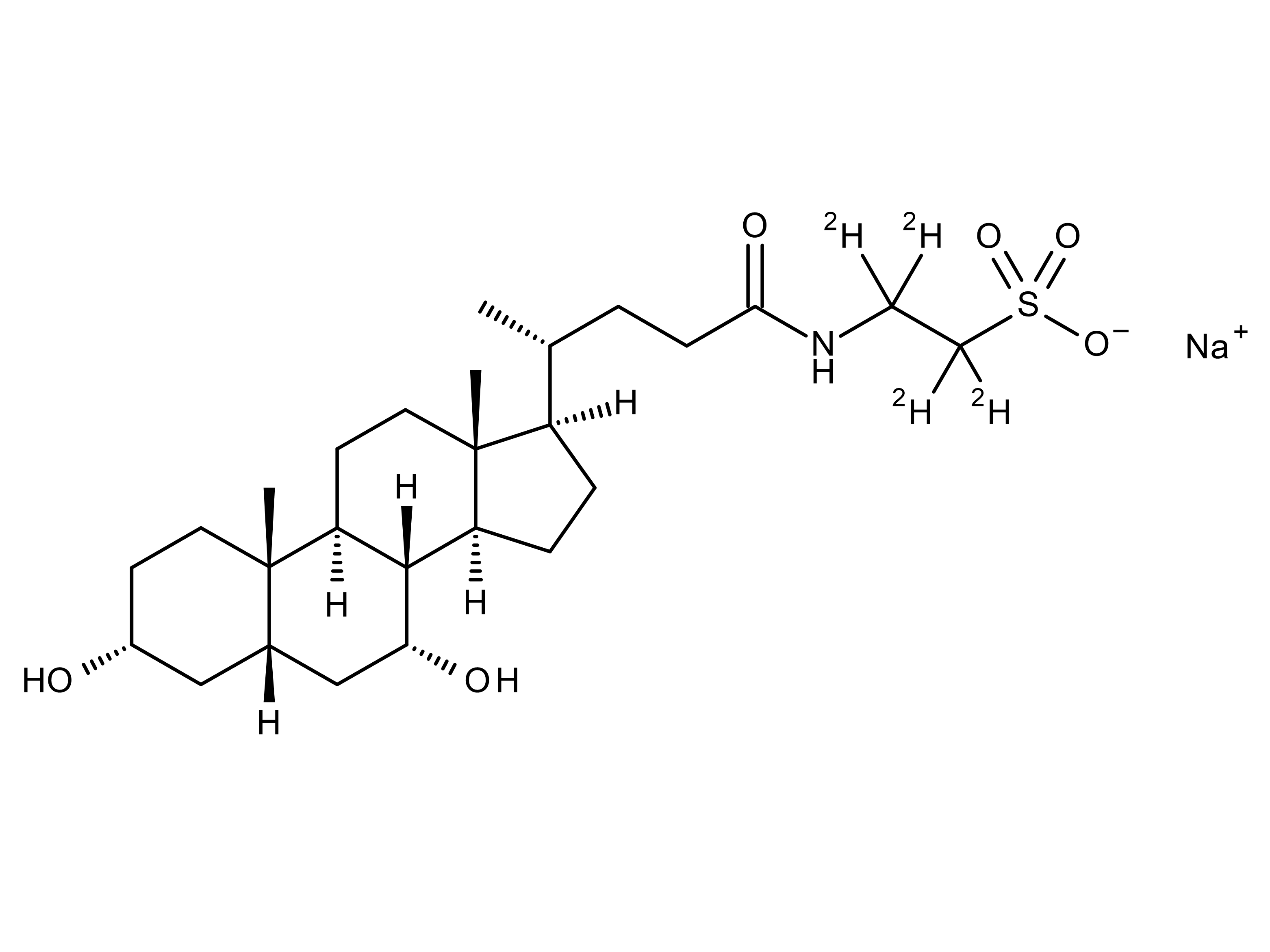 Tauro-d4-chenodeoxycholic Acid Sodium Salt