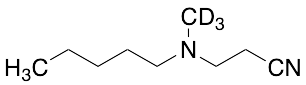 3-(N-Methyl-N-pentyl-amino)propionitrile-d3