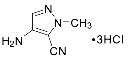 4-Amino-2-methylpyrazole-3-carbonitrile Trihydrochloride