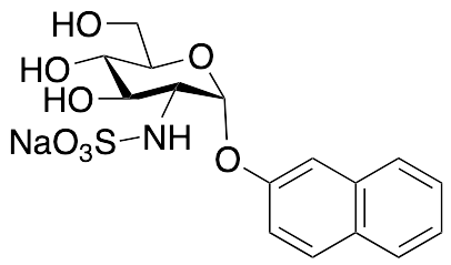 2-Sulfamate-2-deoxy-1-Alpha-(2-naphthyl)-glucopyranoside Sodium Salt