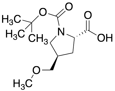 (2S,​4R)-​4-​(Methoxymethyl)​-​1,​2-pyrrolidinedicarboxy​lic Acid 1-​(1,​1-​Dimethylethyl) Ester