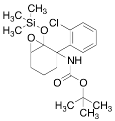 tert-Butyl (2-(2-Chlorophenyl)-1-((trimethylsilyl)oxy)-7-oxabicyclo[4.1.0]heptan-2-yl)carbamate