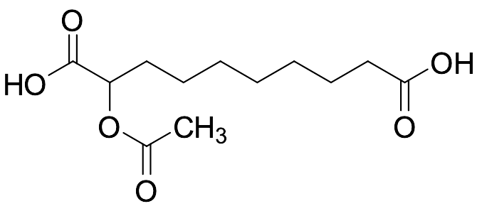 2-(Acetyloxy)decanedioic Acid