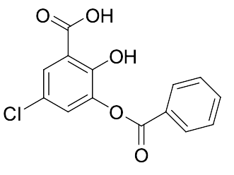 3-(Benzoyloxy)-5-chloro-2-hydroxybenzoic Acid