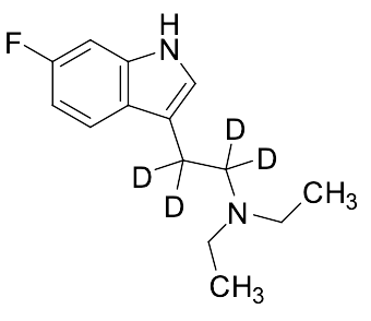 N,N-diethyl-2-(6-fluoro-1H-indol-3-yl)ethan-1-amine-D4