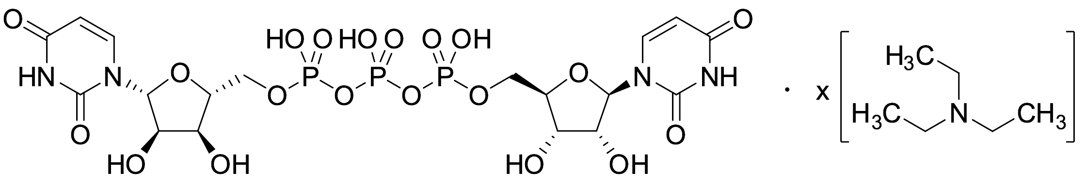 Uridine 5'-​(Tetrahydrogen Triphosphate)​, P''→5'-​Ester with Uridine Triethylamine Salt