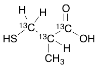 3-Mercapto-2-methylpropanoic Acid -13C3