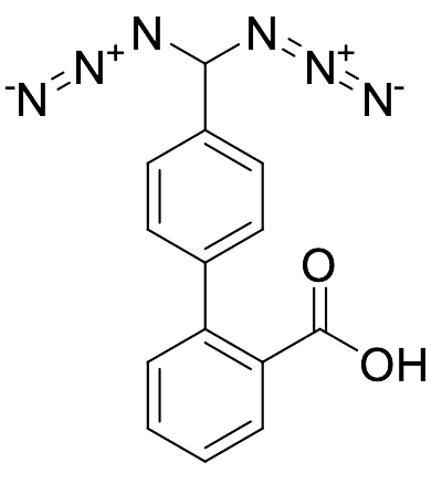 4'-(Diazidomethyl)-[1,1'-biphenyl]-2-carboxylic Acid