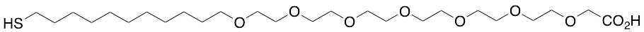 23-(9-Mercaptononyl)-3,6,9,12,15,18,21-heptaoxatricosanoic Acid (>85%)