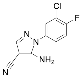 5-Amino-1-(3-chloro-4-fluorophenyl)-1H-pyrazole-4-carbonitrile
