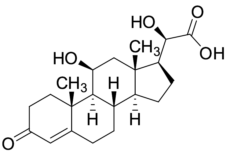 (11beta,20R)-11,20-Dihydroxy-3-oxopregn-4-en-21-oic acid