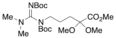 Methyl 5-(1,2-bis(tert-Butoxycarbonyl)-3,3-dimethylguanidino)-2,2-dimethoxypentanoate