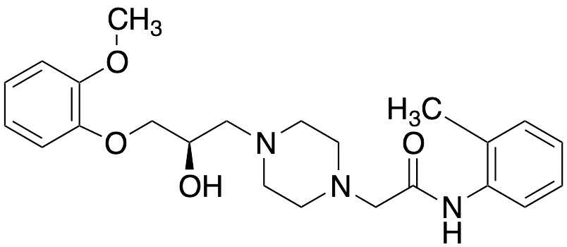(R)-2-(4-(2-Hydroxy-3-(2-methoxyphenoxy)propyl)piperazin-1-yl)-N-(o-tolyl)acetamide