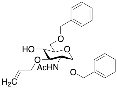 Benzyl 2-Acetamido-3-O-allyl-6-O-benzyl-2-deoxy-Alpha-D-glucopyranoside