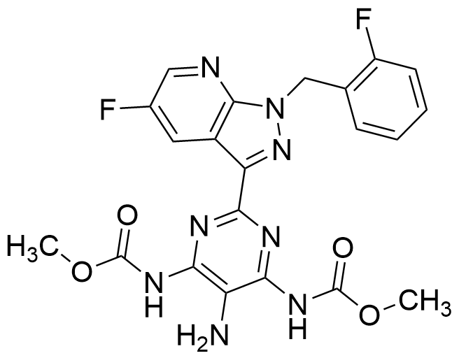 Dimethyl (5-amino-2-(5-fluoro-1-(2-fluorobenzyl)-1H-pyrazolo[3,4-b]pyridin-3-yl)pyrimidine-4,6-diyl)dicarbamate