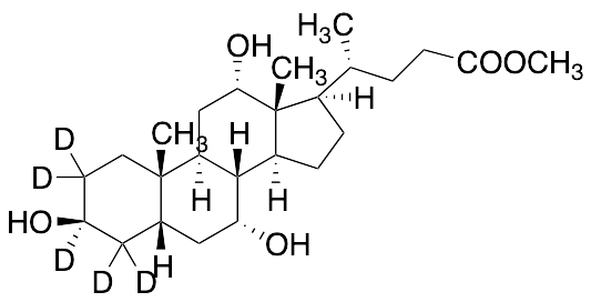 (3Beta,5Beta,7Alpha,12Alpha)-3,7,12-Trihydroxycholan-2,2,3,4,4-d5-24-oic Acid Methyl Ester
