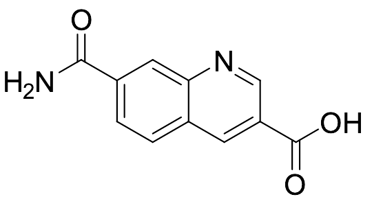 7-Carbamoylquinoline-3-carboxylic Acid
