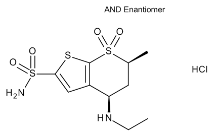 rac-cis Dorzolamide Hydrochloride