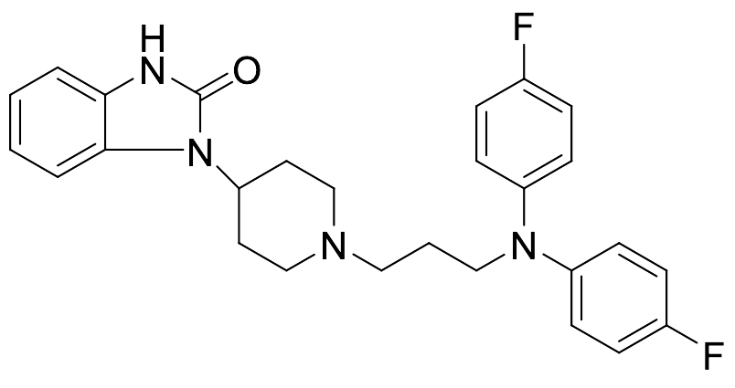 1-[1-[3-[Bis(4-fluorophenyl)amino]propyl]-4-piperidinyl]-1,3-dihydro-2H-benzimidazol-2-one