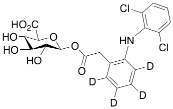 Diclofenac Acyl-beta-D-glucuronide-d4