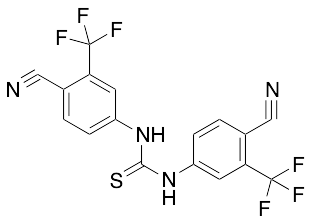 N,N'-Bis[3-(trifluoromethyl-4-cyanophenyl)thiourea