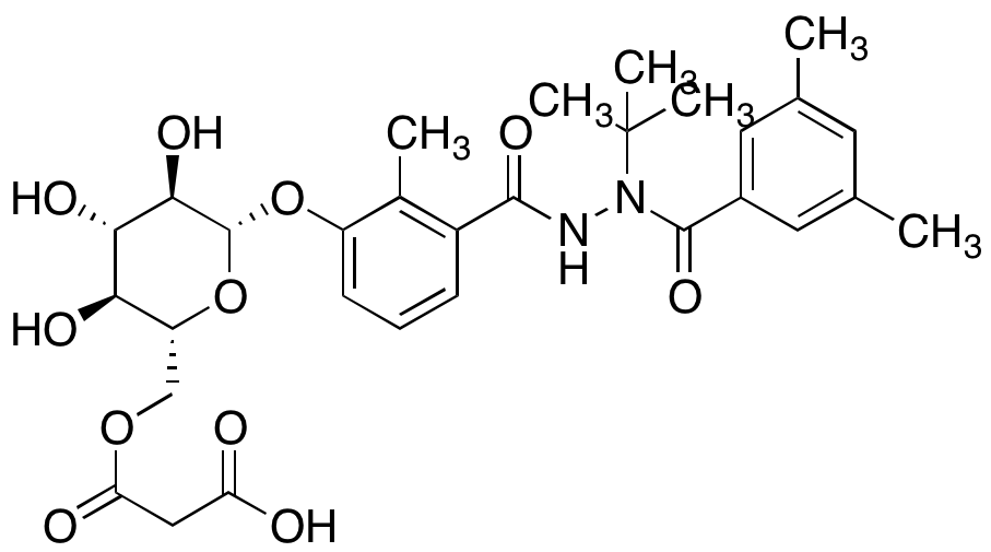 3’-O-Desmethyl-3’-O-beta-D-glucopyranosyl Methoxyfenozide-3-oxopropanoic Acid