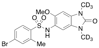 4-Bromo-N-(2,3-dihydro-6-methoxy-1,3-dimethyl-2-oxo-1H-benzimidazol-5-yl)-2-methylbenzenesulfonamide-d6