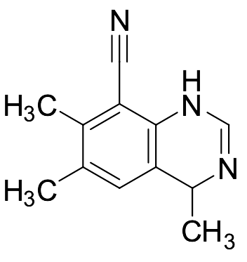 1,4-Dihydro-4,6,7-trimethyl-8-quinazolinecarbonitrile