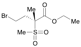 (R)-Ethyl-4-bromo-2-methyl-2-(methylsulfonyl)butanoate