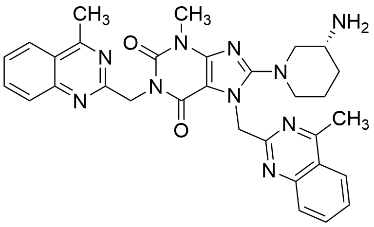 Debutynyl-7-((4-methylquinazolin-2-yl)methyl) Linagliptin