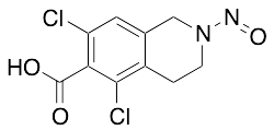 5,7-Dichloro-2-nitroso-1,2,3,4-tetrahydroisoquinoline-6-carboxylic Acid
