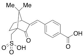4-((Z)-((1S,4R)-7,7-Dimethyl-3-oxo-4-(sulfomethyl)bicyclo[2.2.1]heptan-2-ylidene)methyl)benzoic Acid