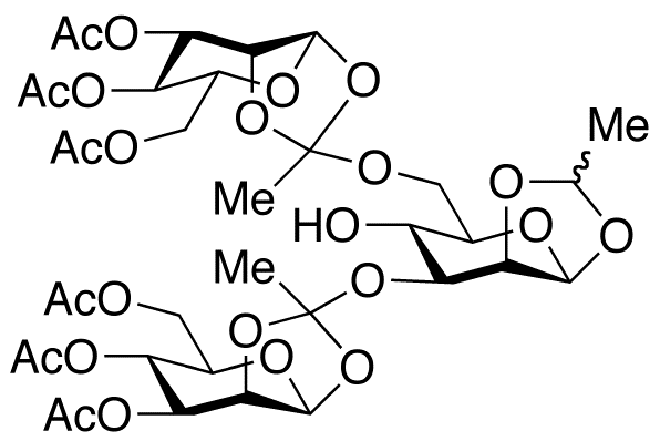 3,6-Di-O-(3,4,6-tri-O-acetyl-Beta-D-mannopyranosylethylidyne)-1,2-O-ethylidene-Beta-D-mannopyranose